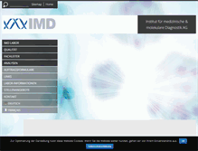 Tablet Screenshot of imdlab.ch